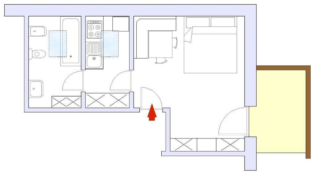 Holiday Apartments Costanzi Ορτιζέι Εξωτερικό φωτογραφία